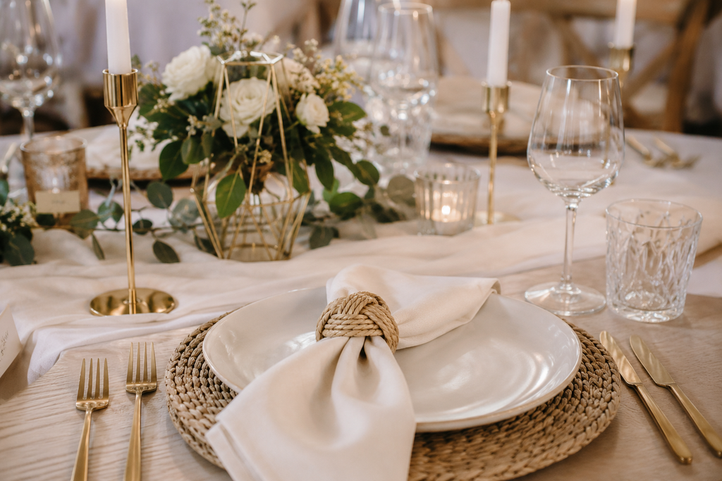 Moderne Boho Serviettenringe - Verleih