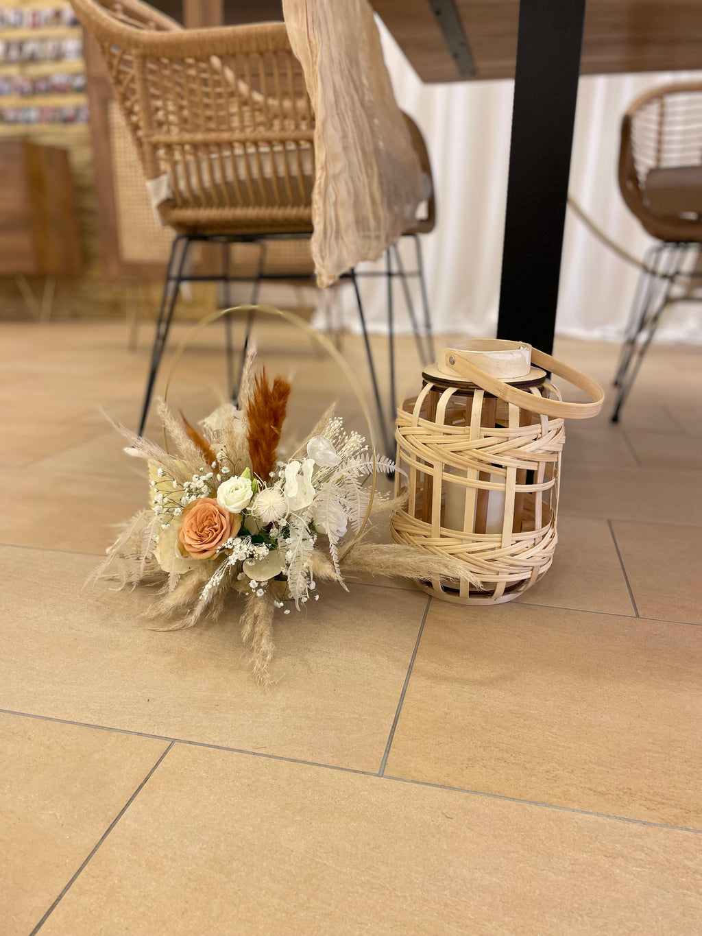 Boho Laterne Natur - Verleih